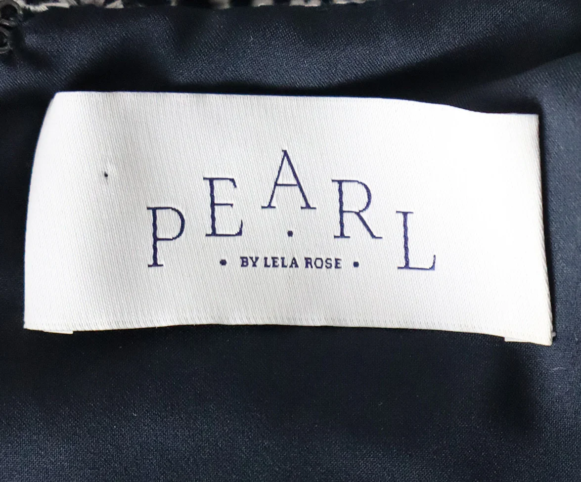 Pearl Blue White Eyelet Cotton Dress sz 6 - Image 4