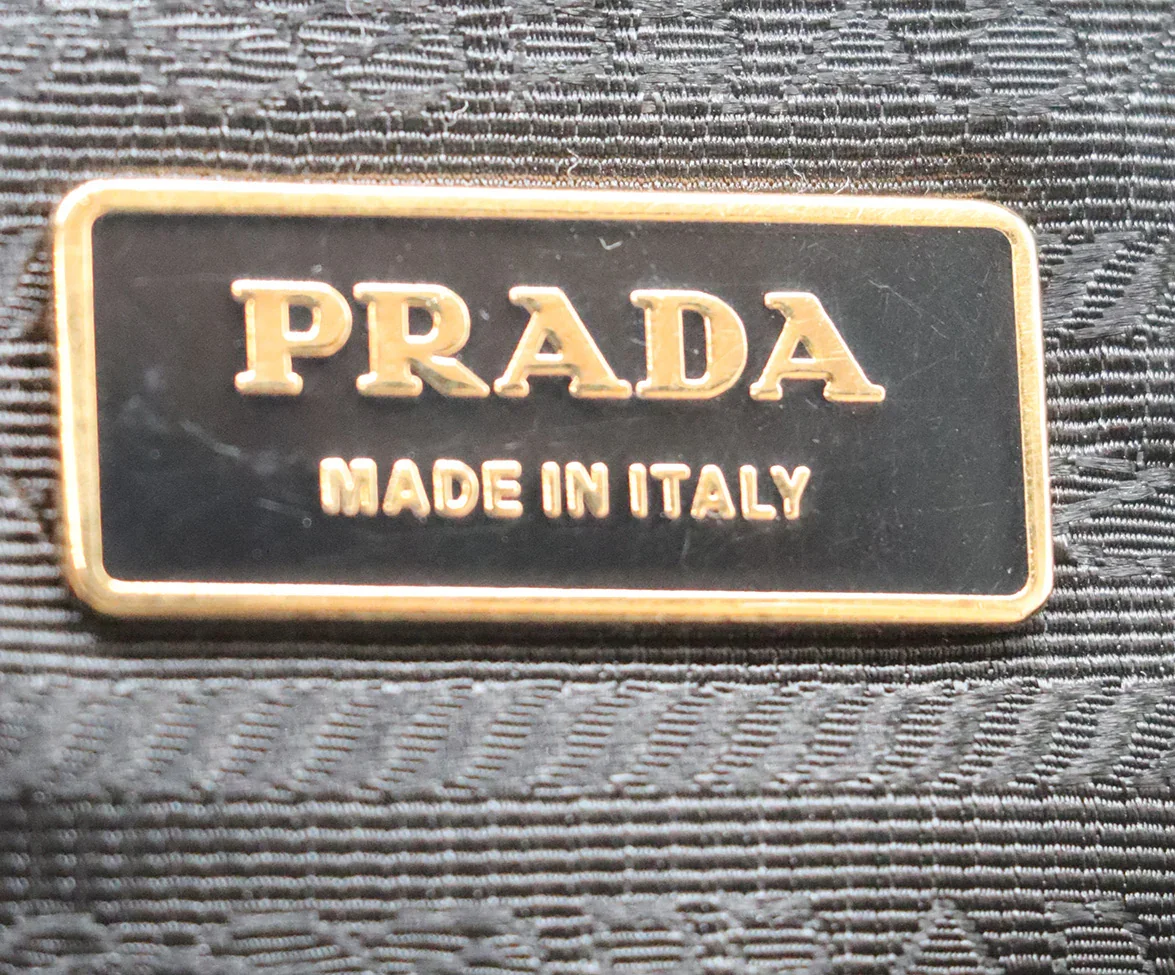 Prada Black Leather Shoulder Bag - Image 8
