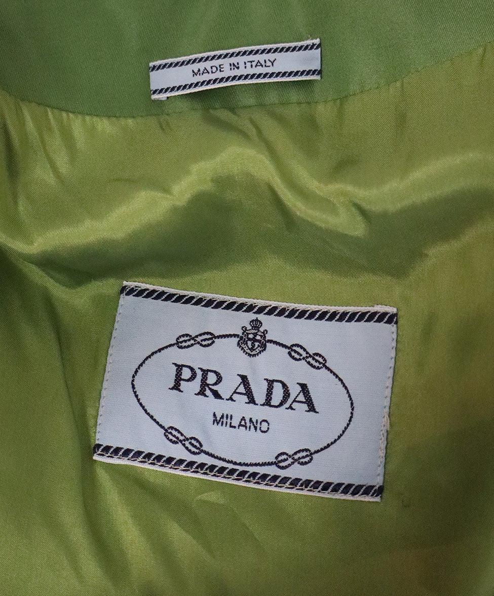 Prada Green Nylon Jacket sz 8 - Image 4