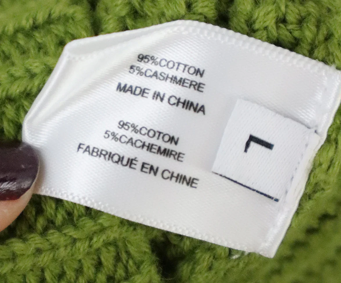 Proenza Schouler Green Cableknit Sweater sz 8 - Image 5
