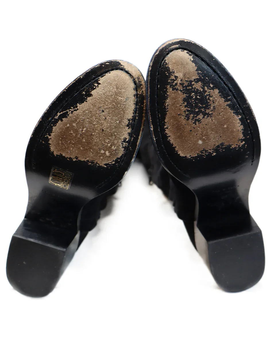 Rag & Bone Black Suede Tall Boots sz 8 - Image 5