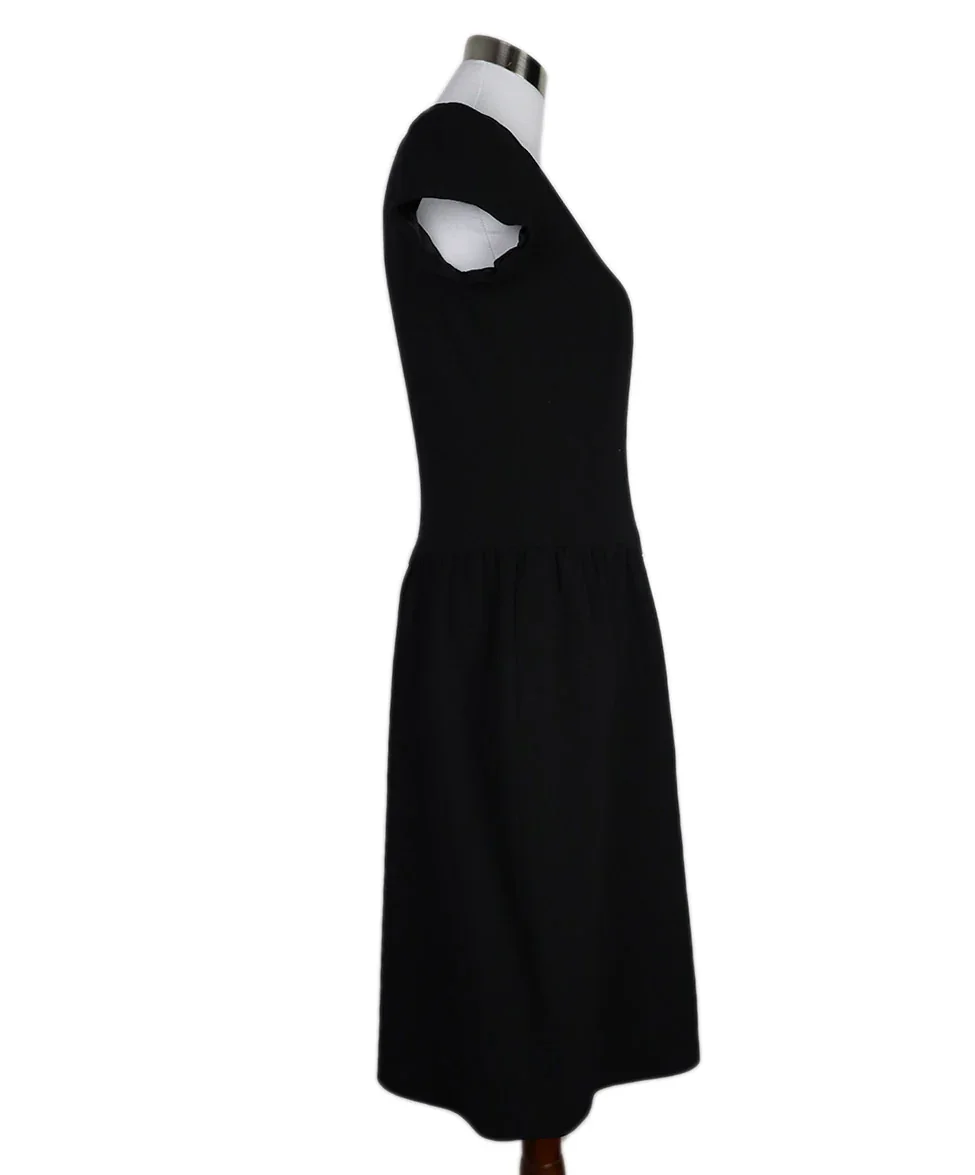Ralph Lauren Black Wool Dress sz 8 - Image 2
