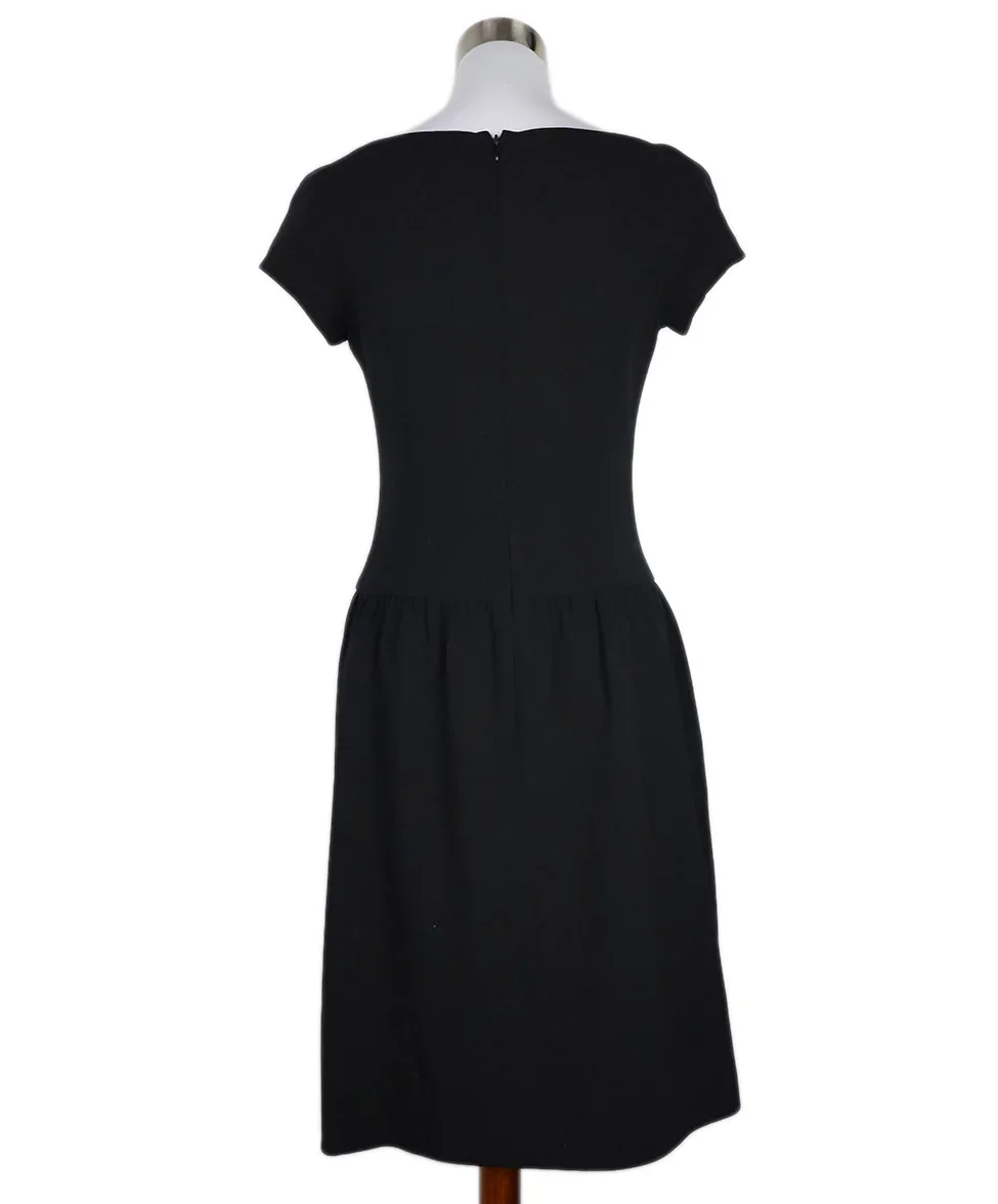 Ralph Lauren Black Wool Dress sz 8 - Image 3