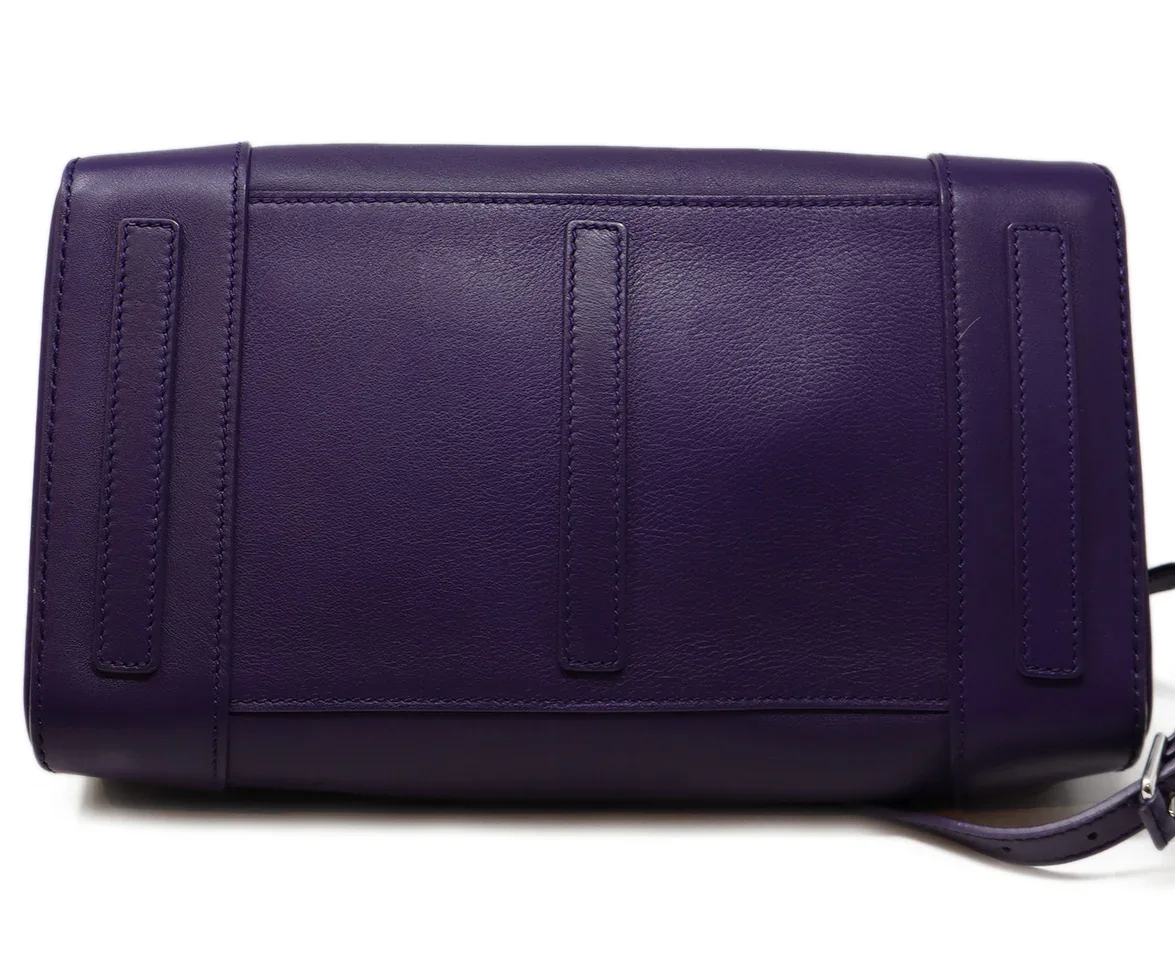 Ralph Lauren Purple Leather Ricky Bag - Image 4