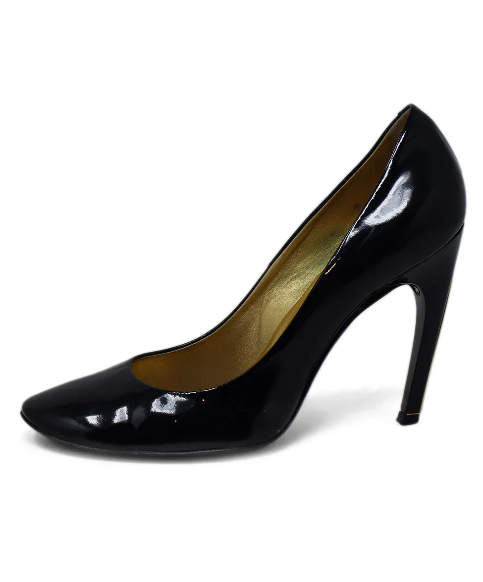 Roger Vivier Black Patent Leather Shoes sz 7 - Image 2