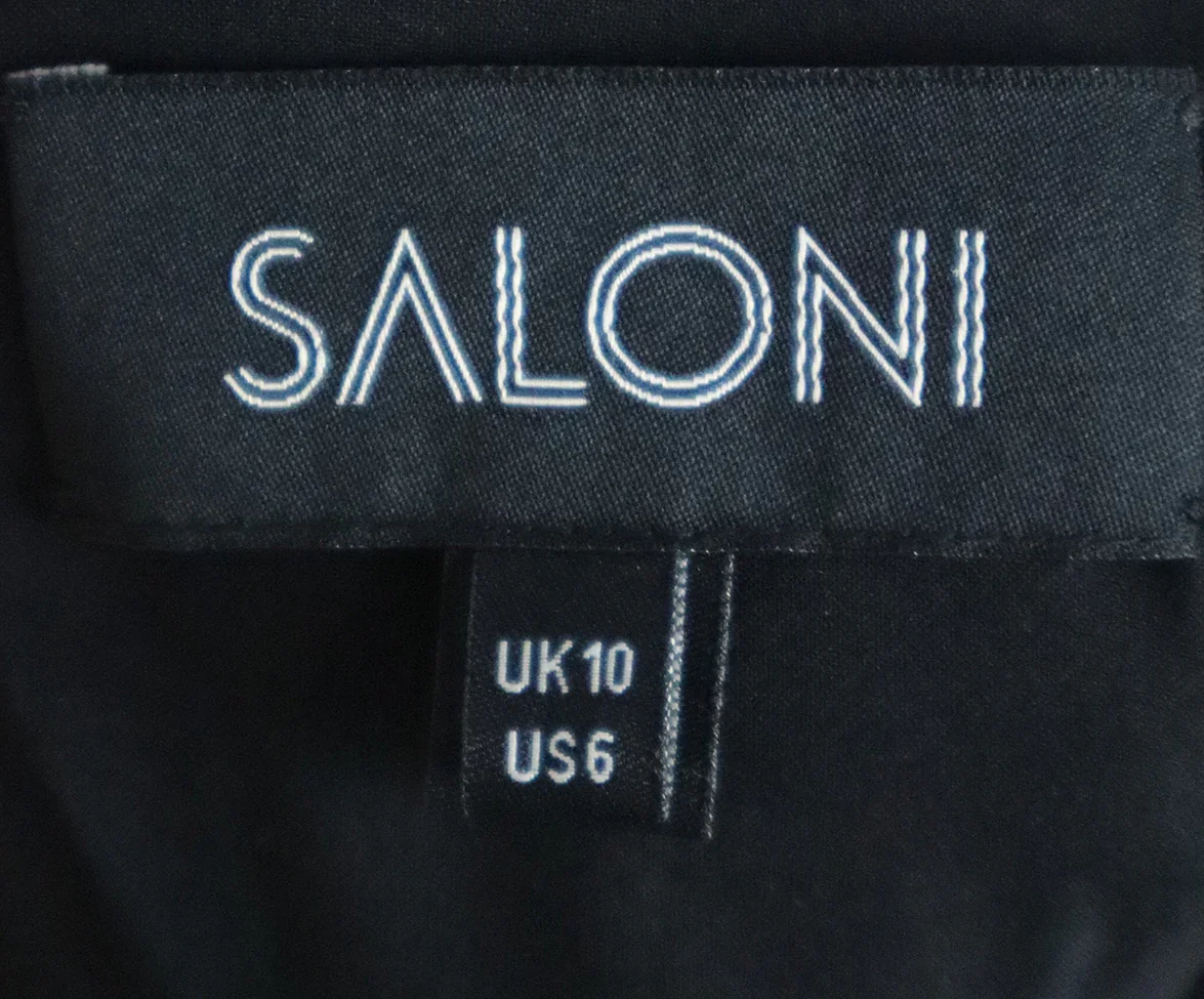Saloni Multicolor Polka Dot Dress sz 6 - Image 4