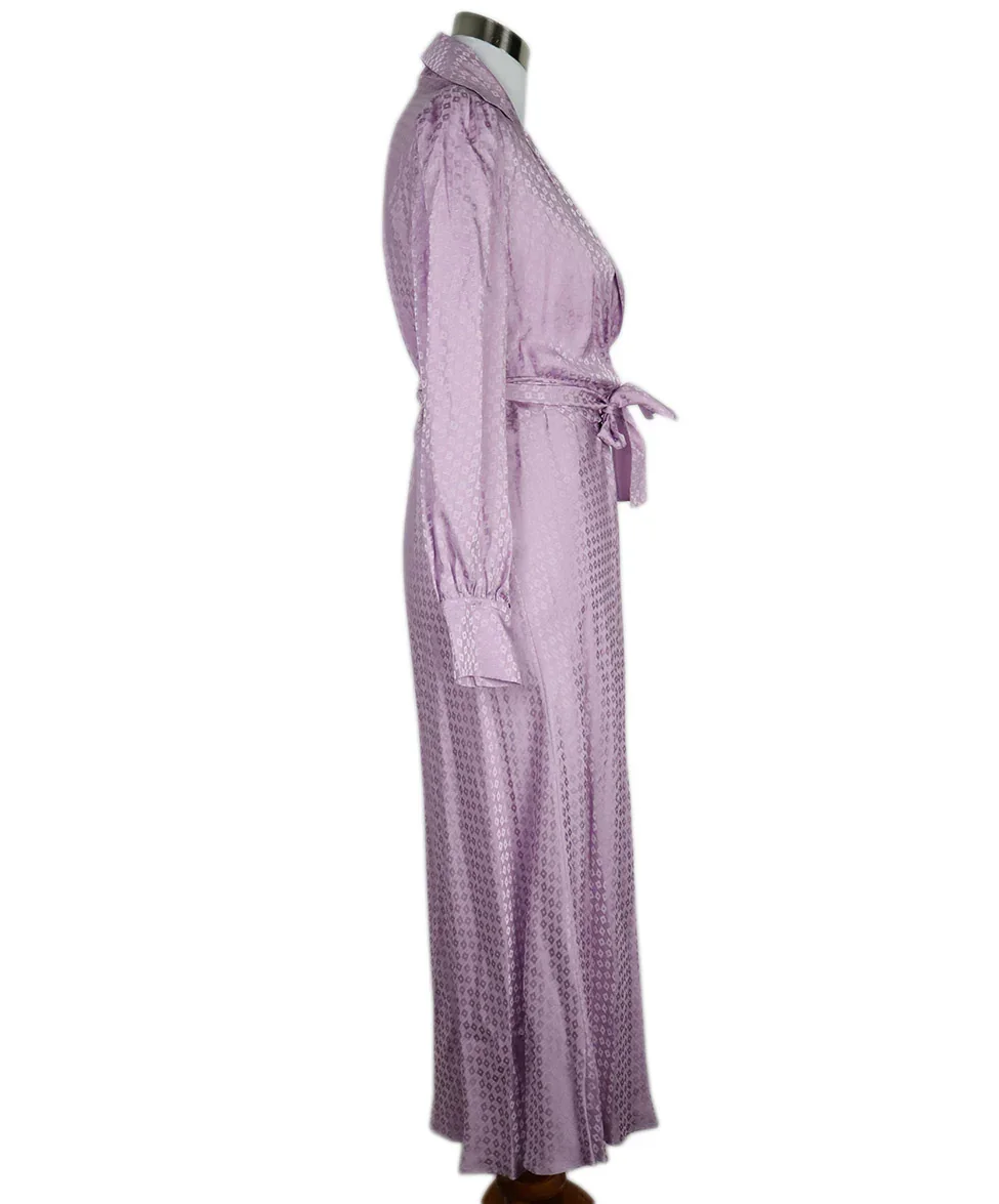Scanlan Theodore Lilac Wrap Dress sz 6 - Image 2