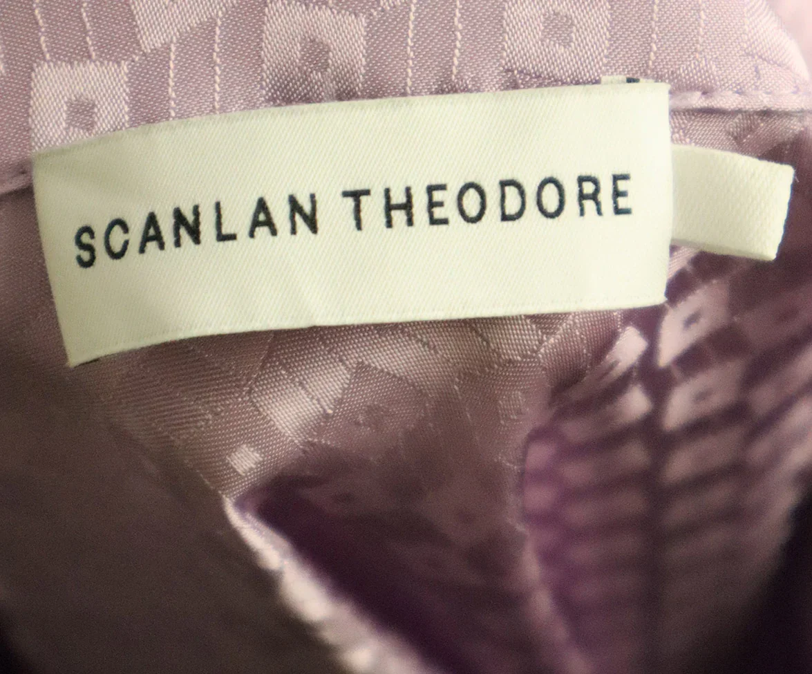 Scanlan Theodore Lilac Wrap Dress sz 6 - Image 4