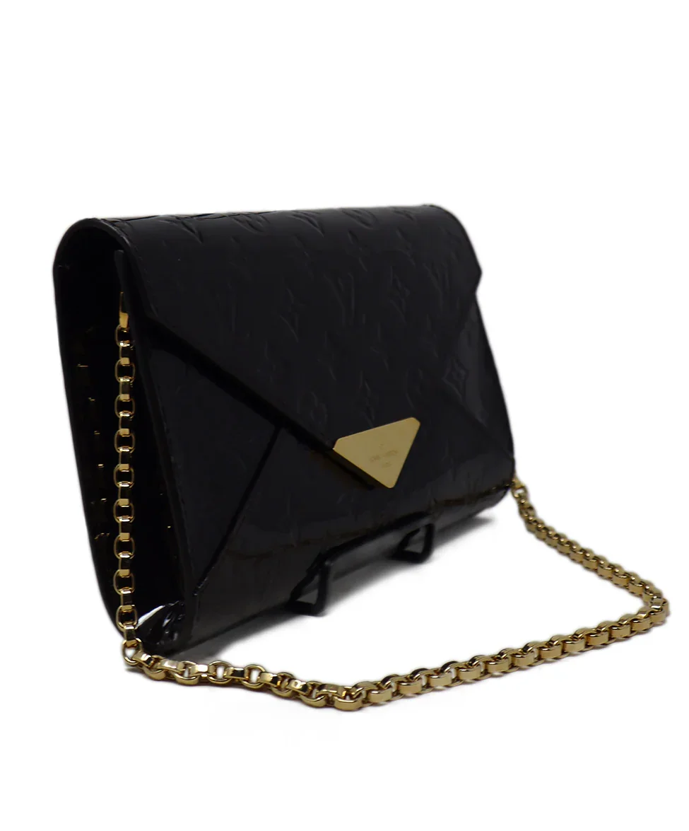 Louis Vuitton Brown Patent Amarante Monogram Vernis Shoulder Bag - Image 2