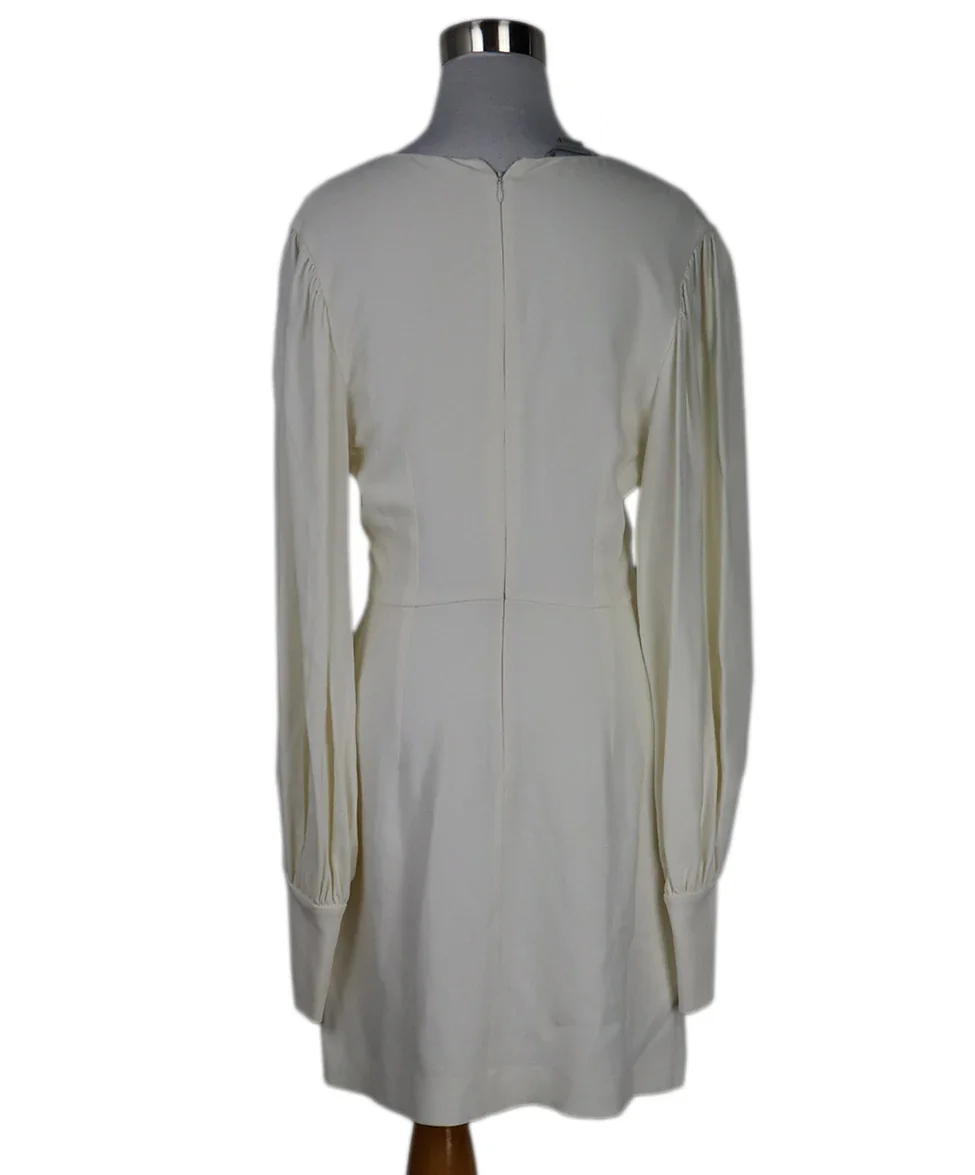 Stella McCartney Ivory Longsleeve Dress sz 4 - Image 3