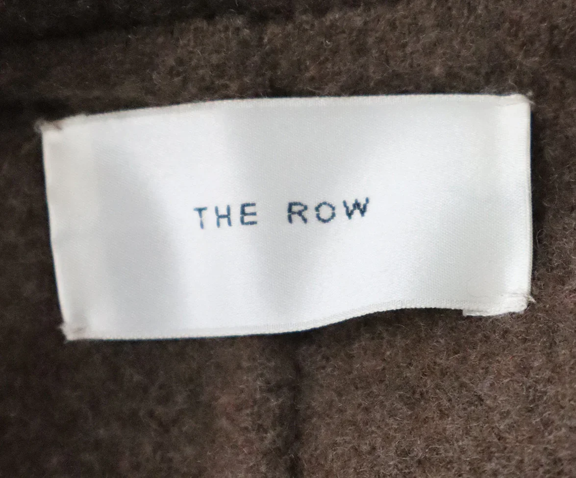The Row Brown Wool Cashmere Coat sz 8 - Image 4