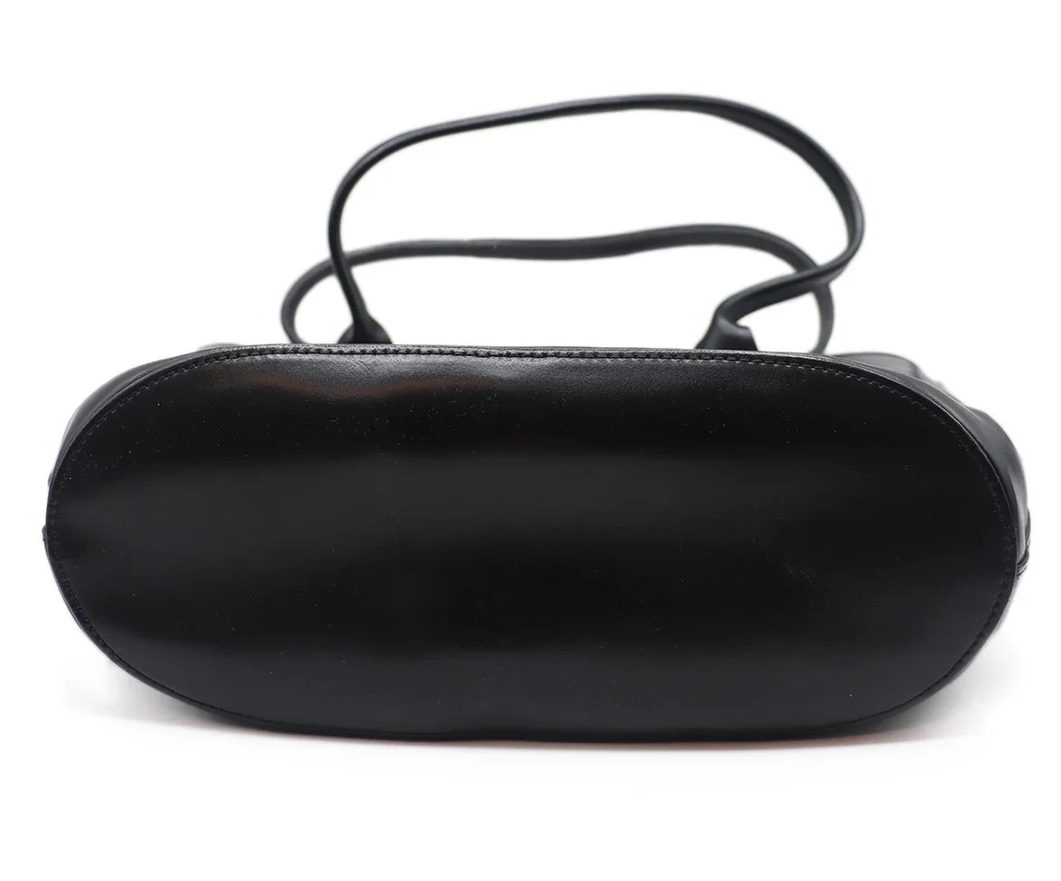 Longchamp Black Leather Totebag - Image 4