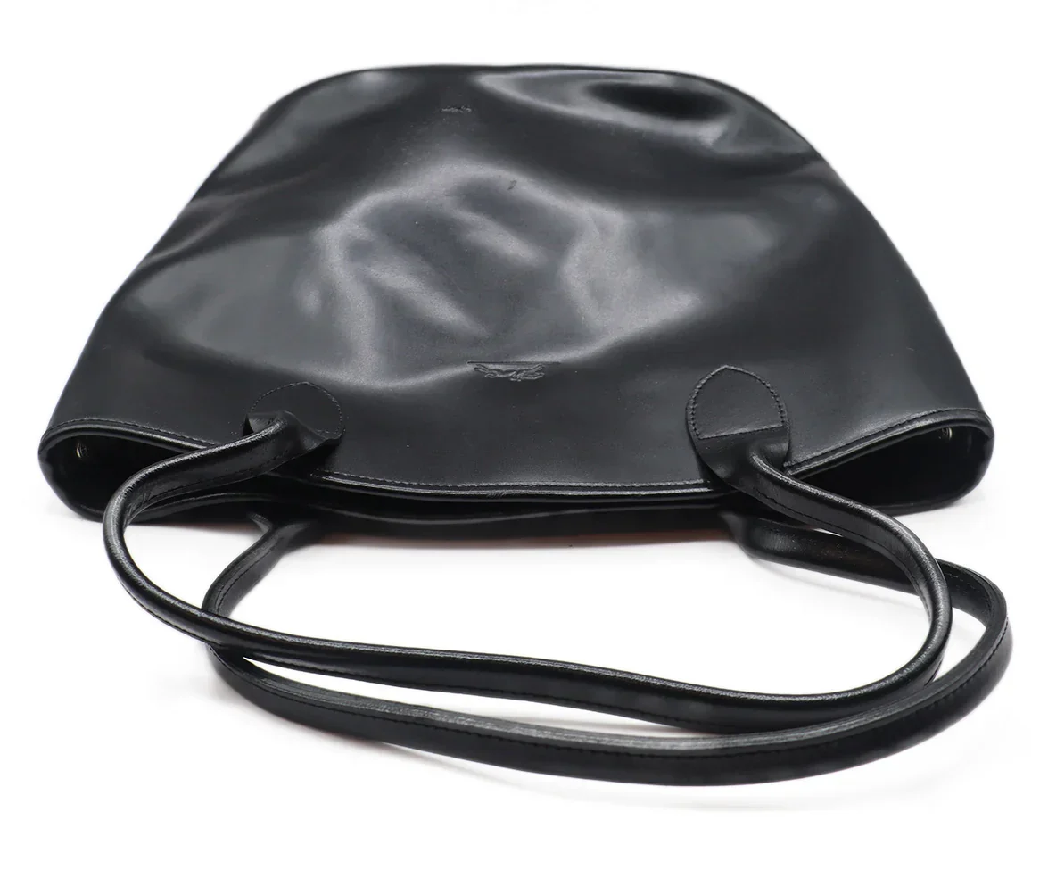 Longchamp Black Leather Totebag - Image 5
