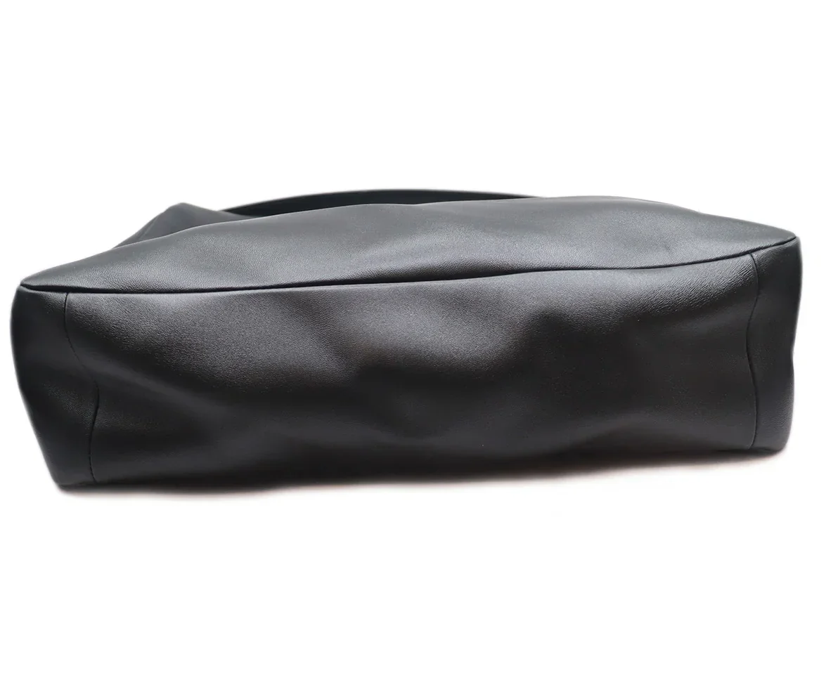 Valentino Black Leather Shoulder Bag - Image 4