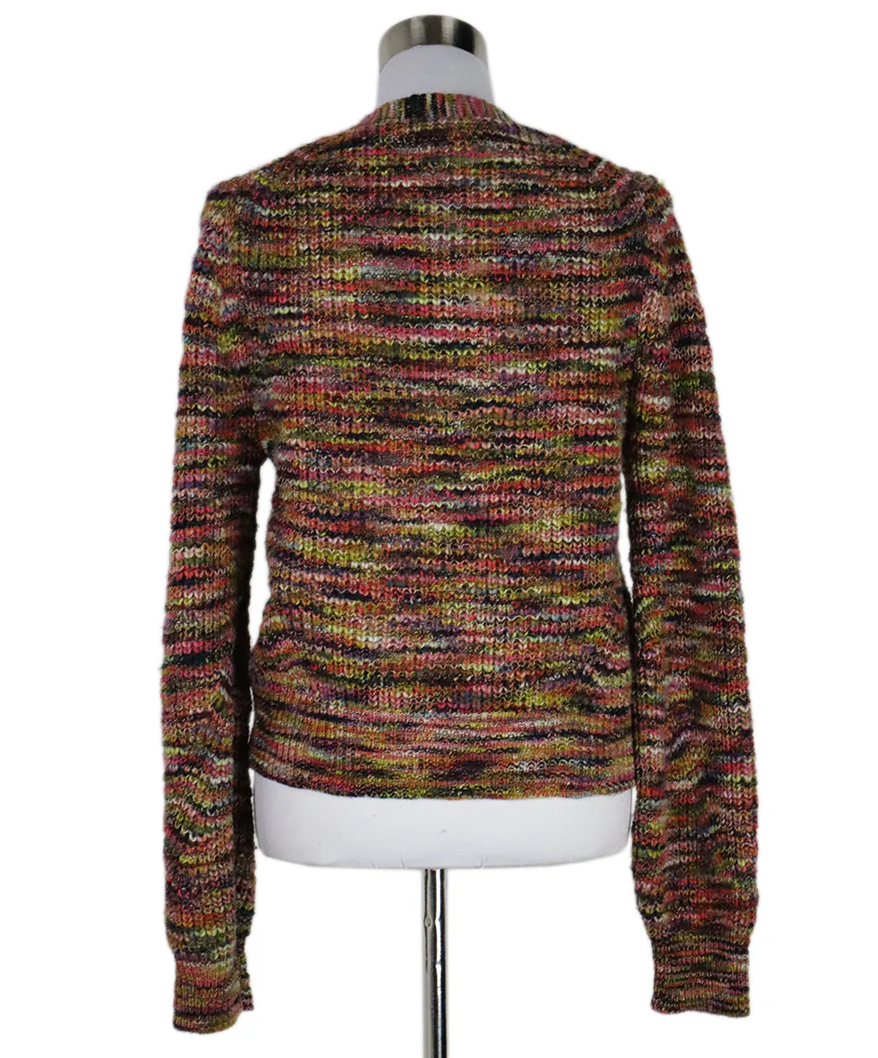 Veronica Beard Multicolor Knit Wool Cardigan sz 10 - Image 3