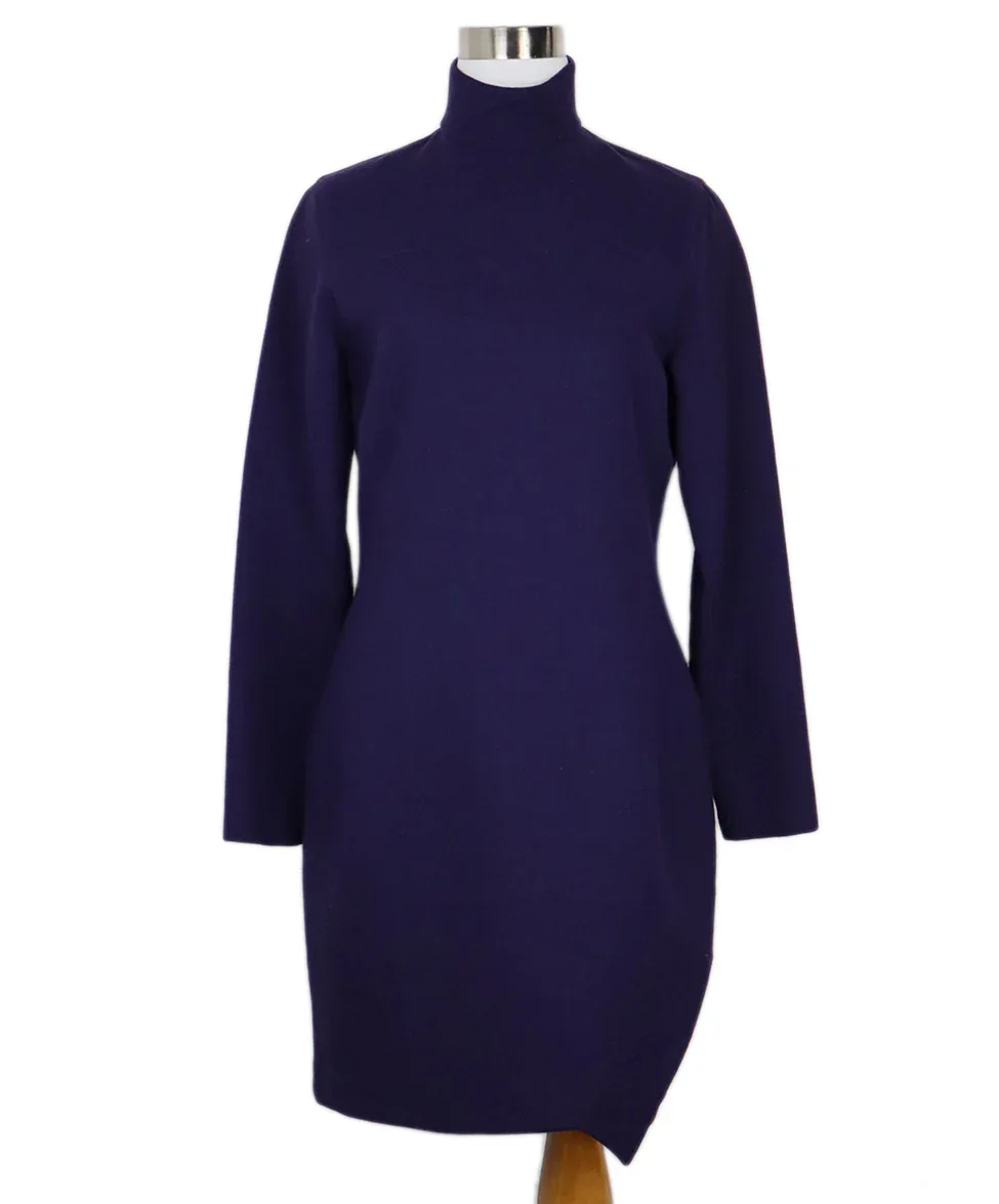 Versace Vintage Purple Wool Dress sz 4