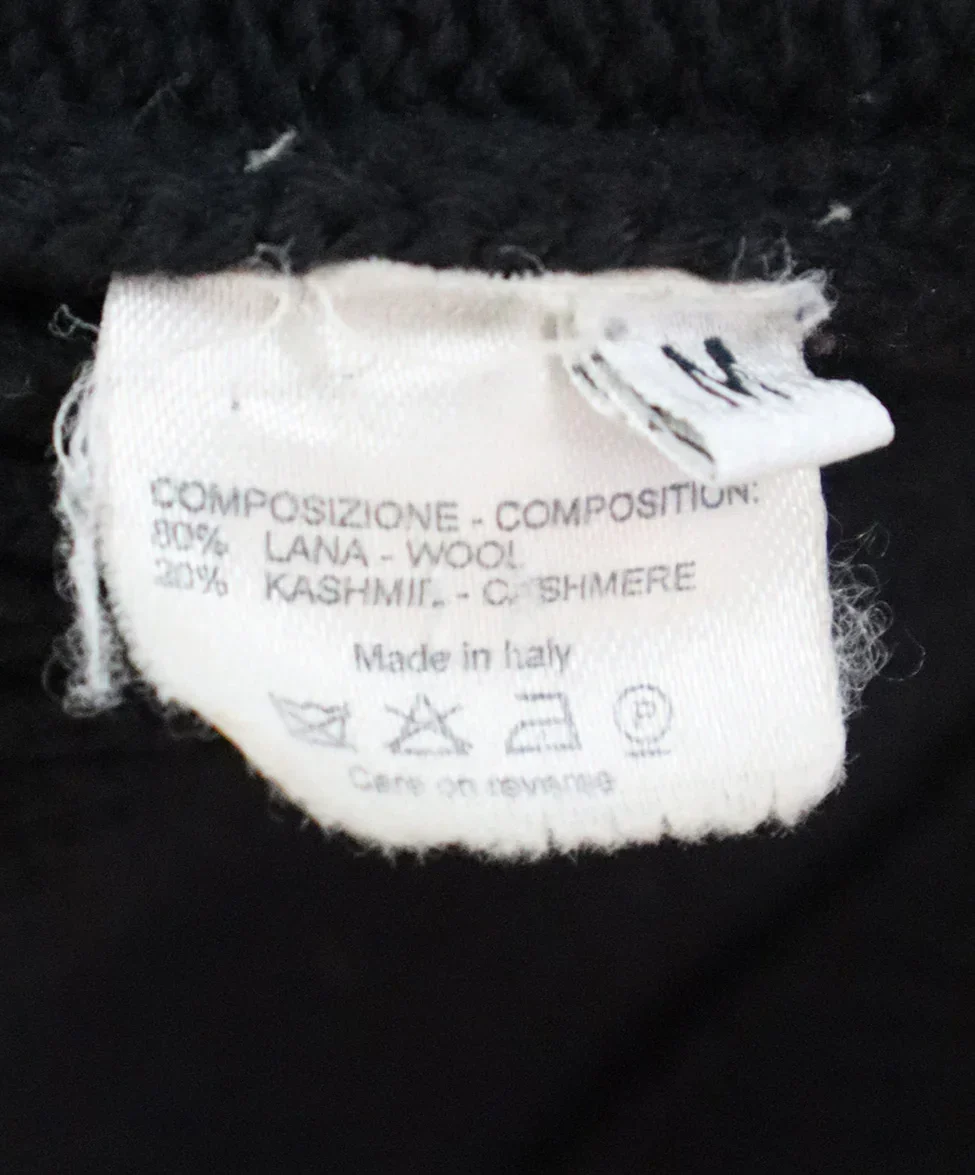 YSL Black Wool & Cashmere Cardigan sz 6 - Image 5